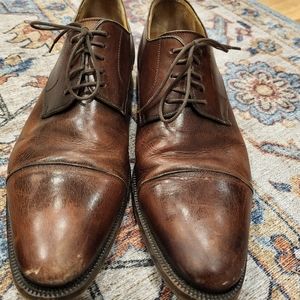Magnanni Mens Rincon brown cap toe oxfords  size 10.5
